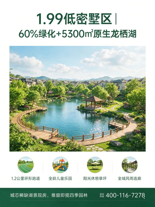 龙岸君粼小区园林