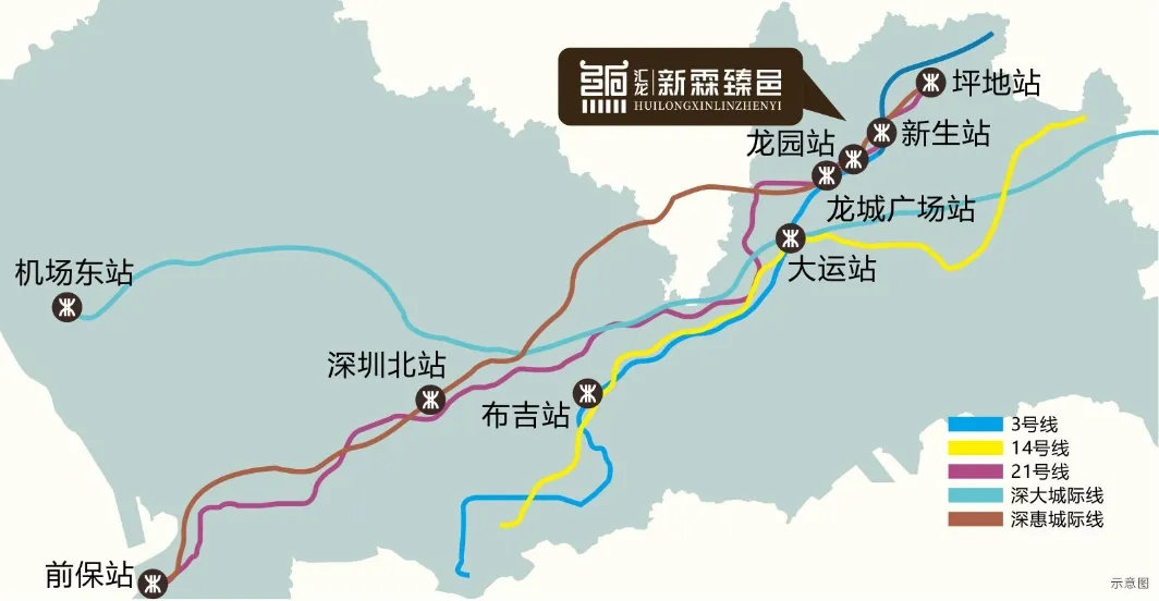 新霖臻邑_地铁交通
