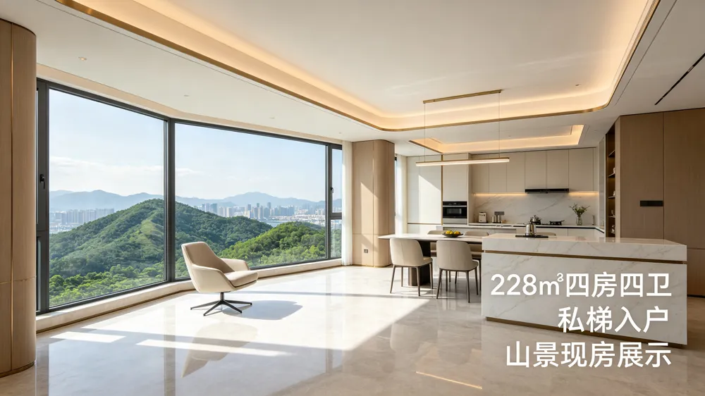 万星林花园228平样板房景观图