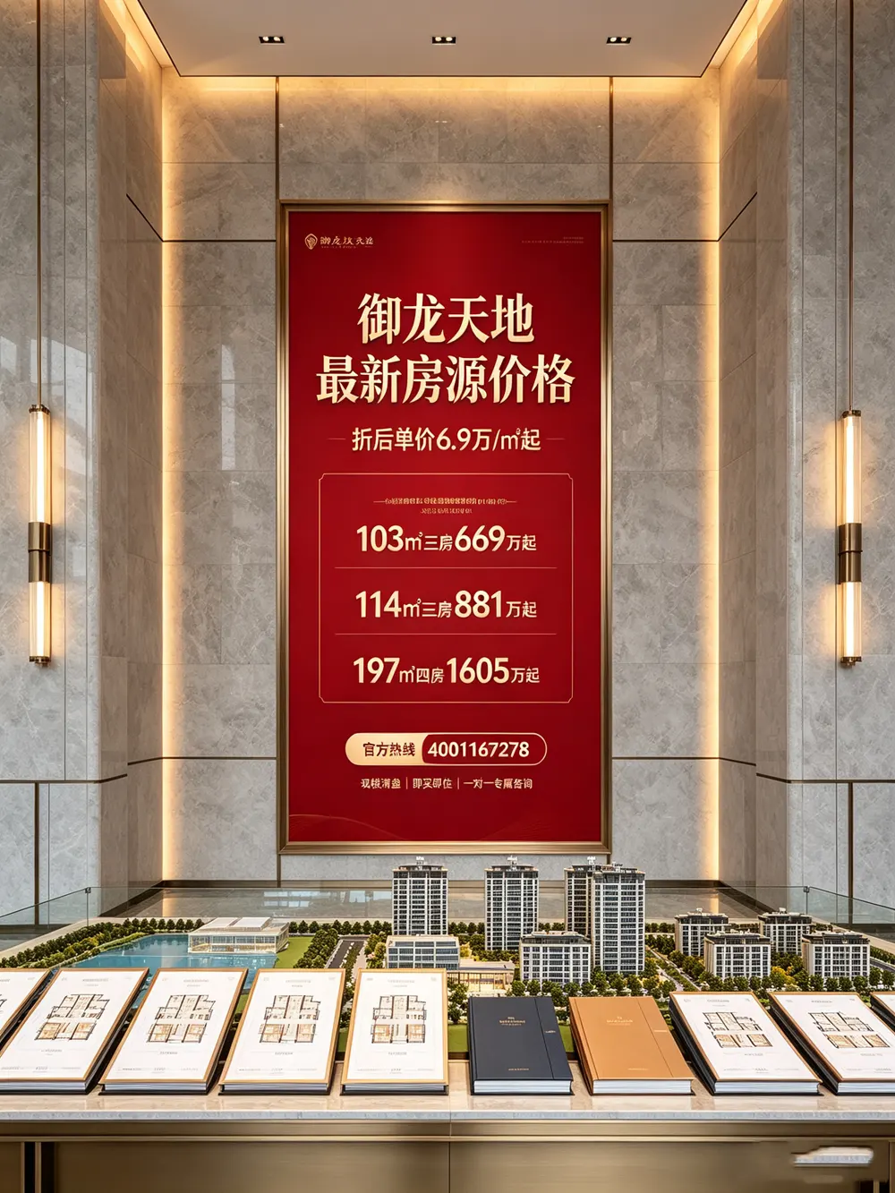 御龙天地现场特价房源价格展示