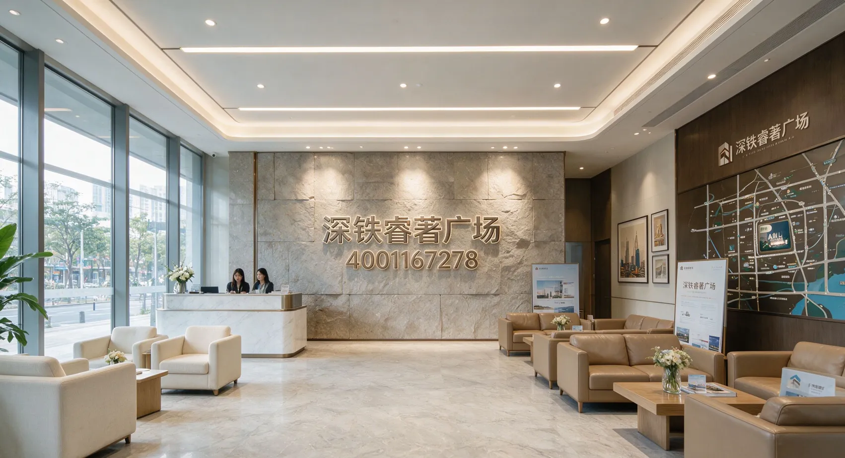 深铁睿著广场售楼处电话｜2026 官方咨询热线 400-116-7278，光明科学公园头排准现房、深外旁 86-141㎡精装三四房房价全解析
