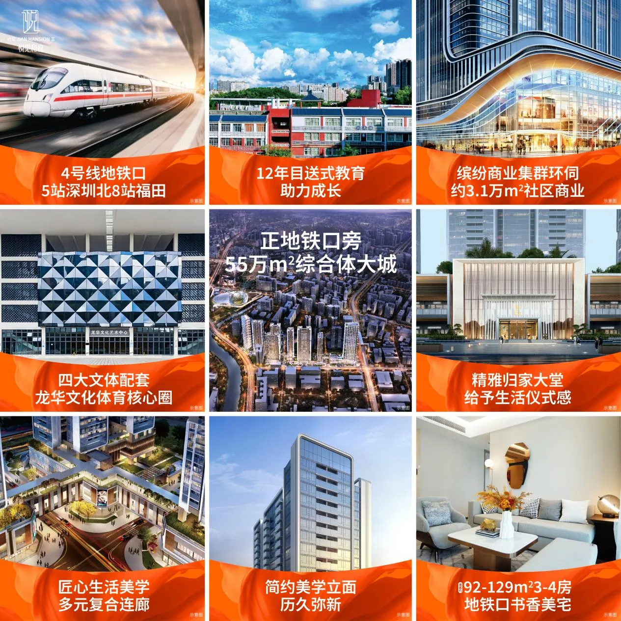 宏发悦见锦府售楼处电话4001167278-周边配套