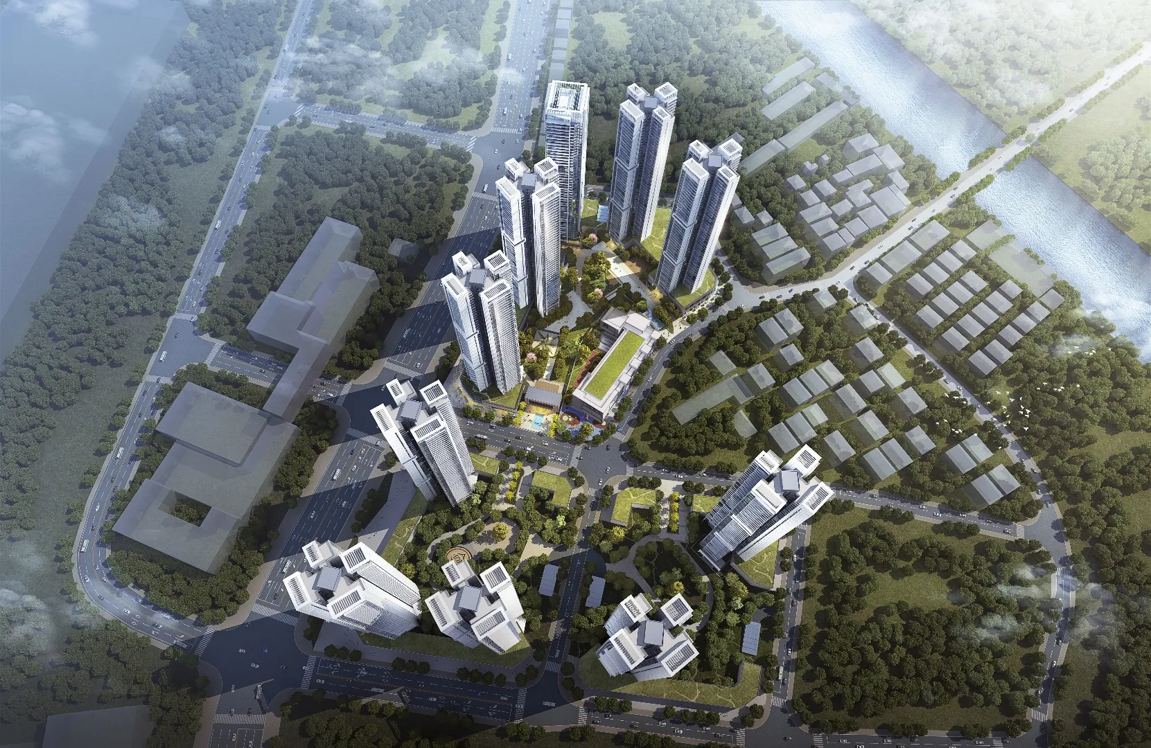 深物业澜湖时代售楼处电话4001167278-效果图