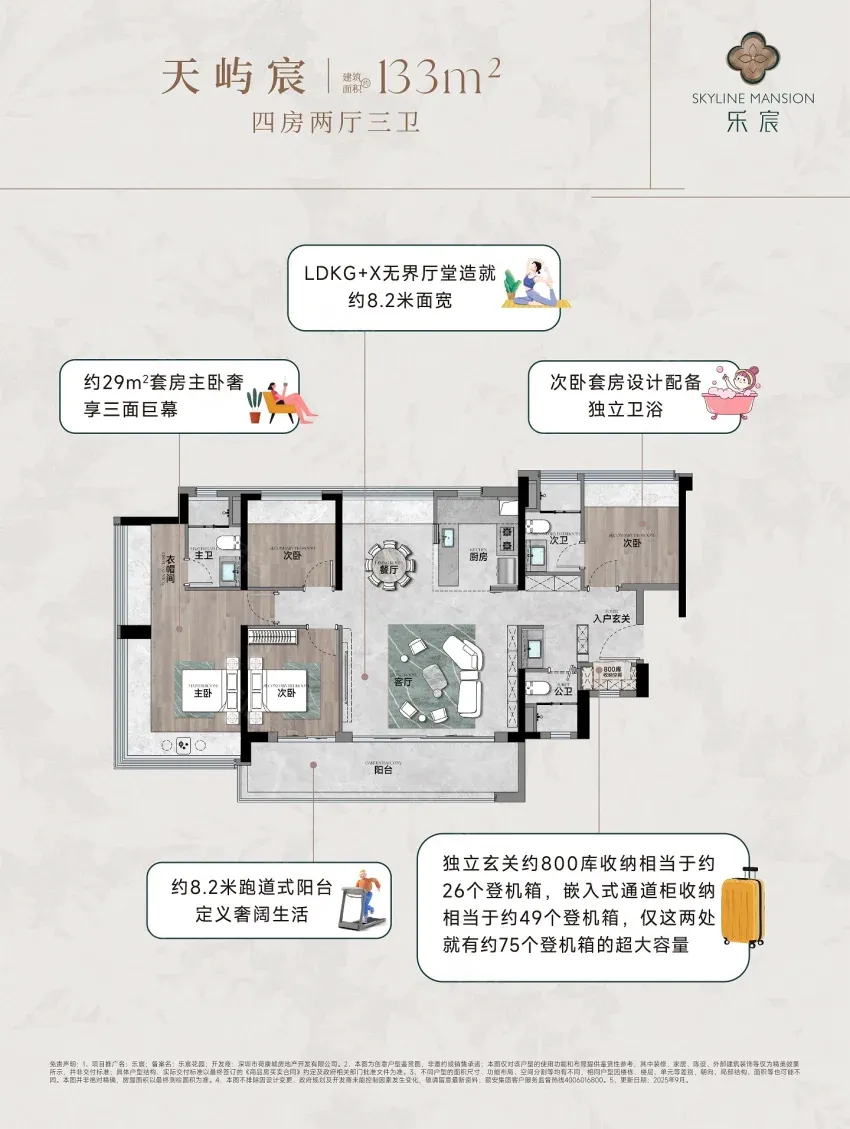 乐宸花园售楼处电话4001167278-户型图