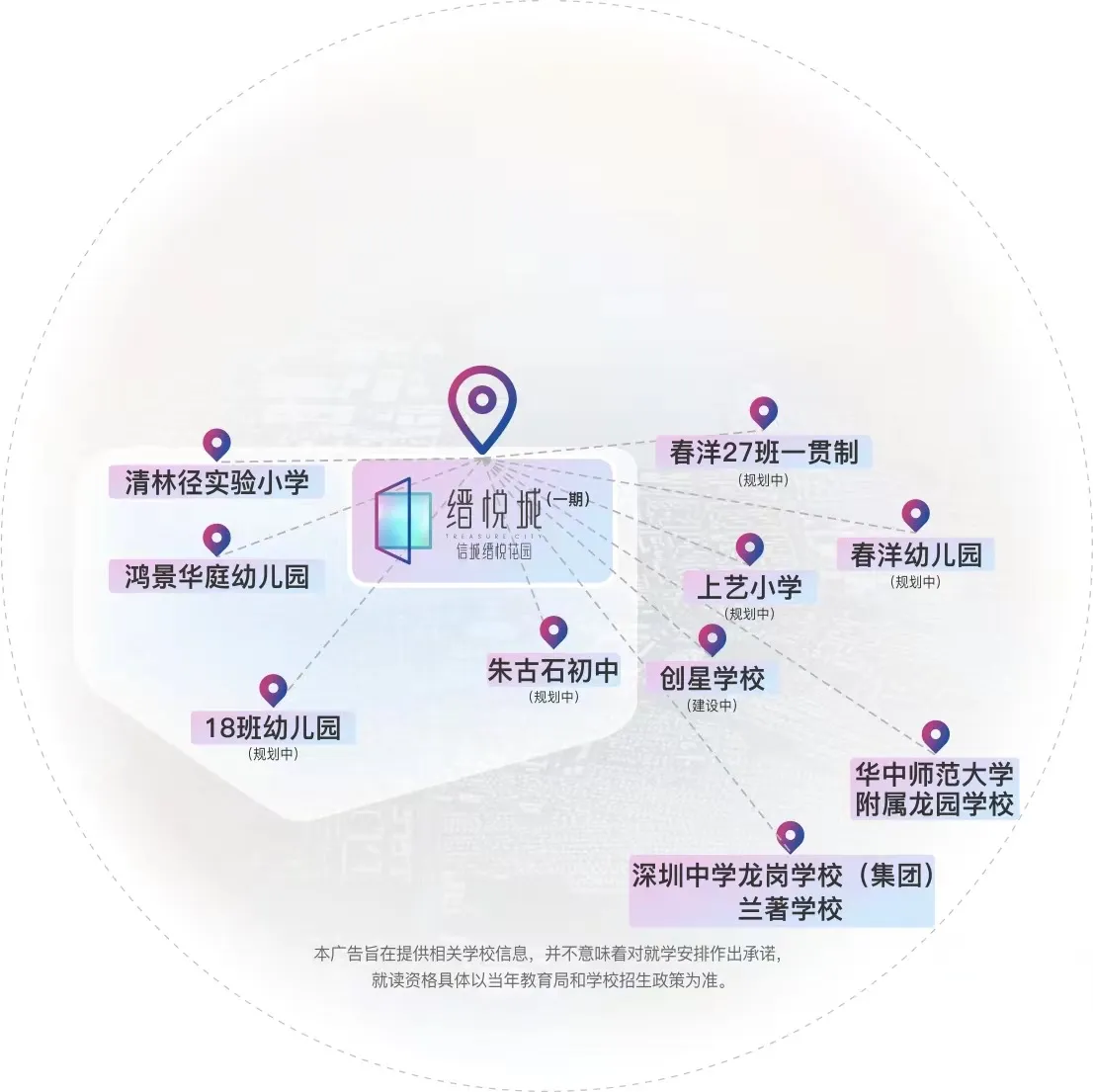 信城缙悦城售楼处电话4001167278-周边学校
