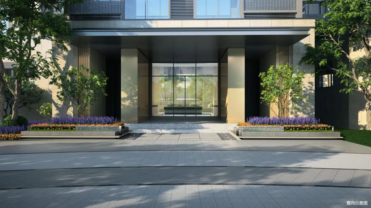 京基宸悦府售楼处电话4001167278-小区园林