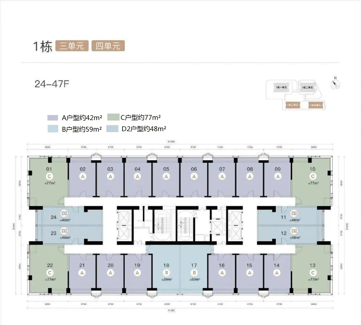 恒裕柏悦湾售楼处电话4001167278-平面图户型图