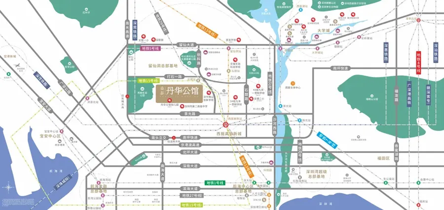 丹华公馆售楼处电话4001167278-地铁