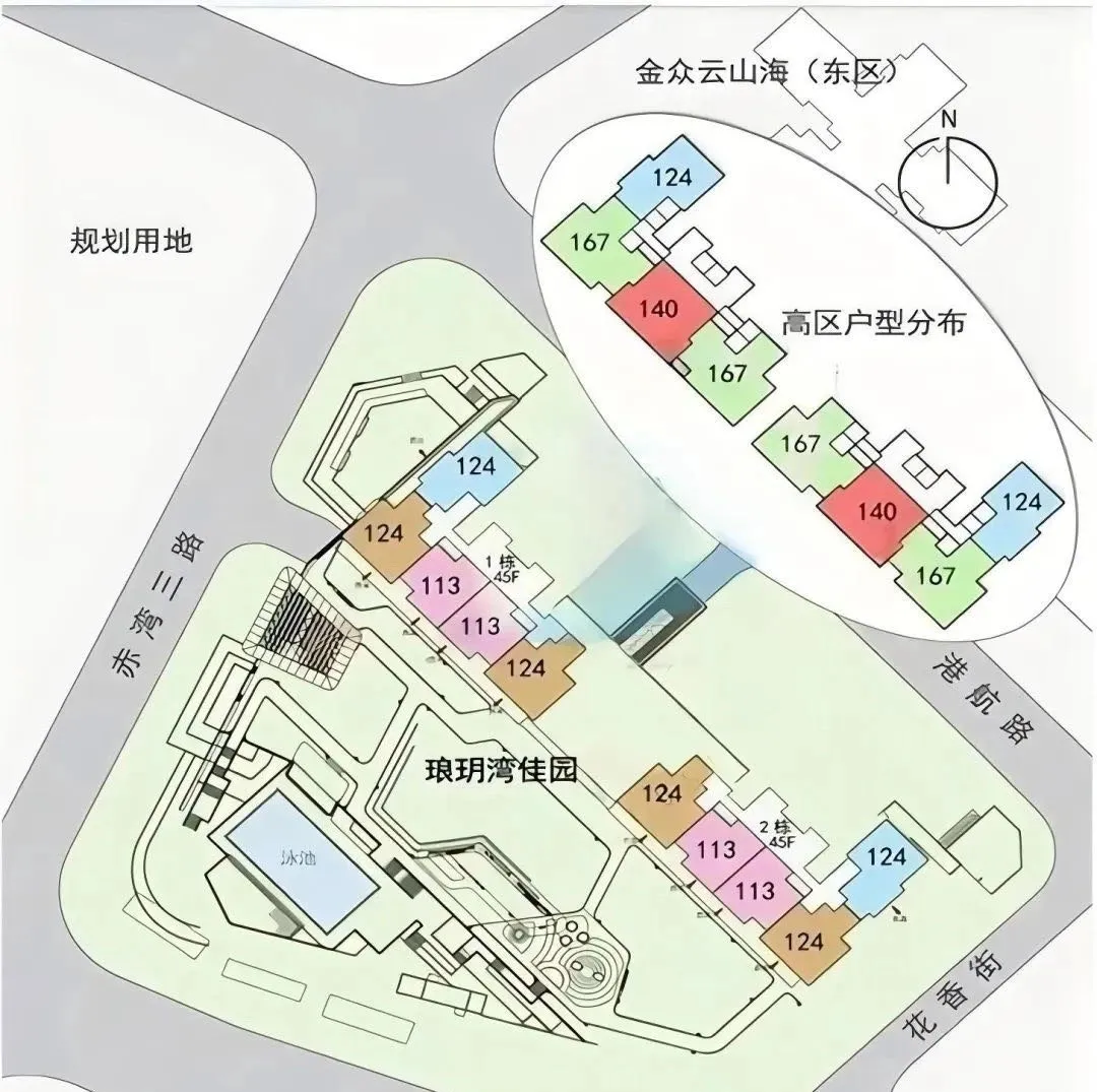南山1978半岛擎峯 售楼热线4001167278 平面图