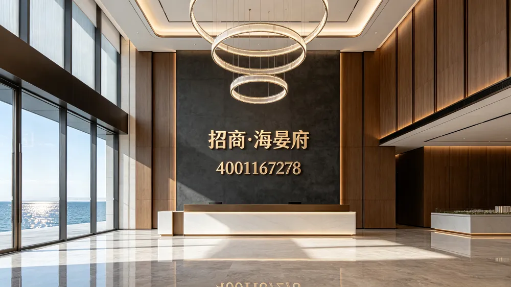 招商海晏府 售楼热线4001167278 营销中心现场实拍