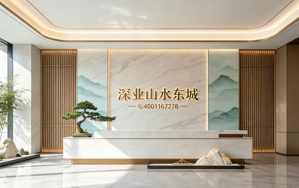 深业山水东城 售楼热线4001167278 营销中心现场实拍