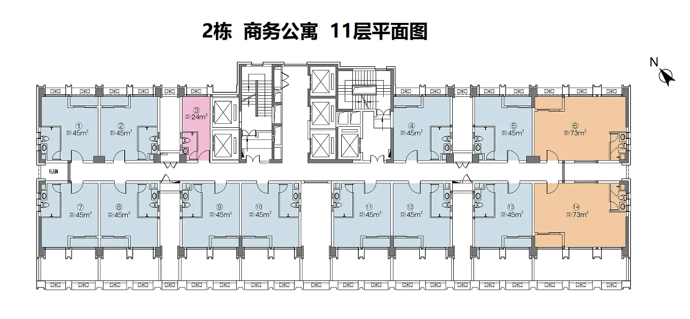 河东骏濠园 售楼热线4001167278 平面图