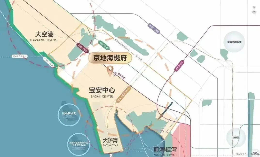 京地海樾府 售楼热线4001167278 地铁交通