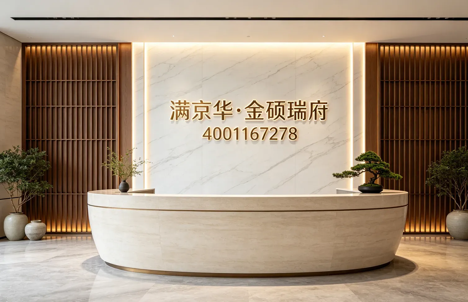 满京华 售楼热线4001167278 营销中心现场实拍