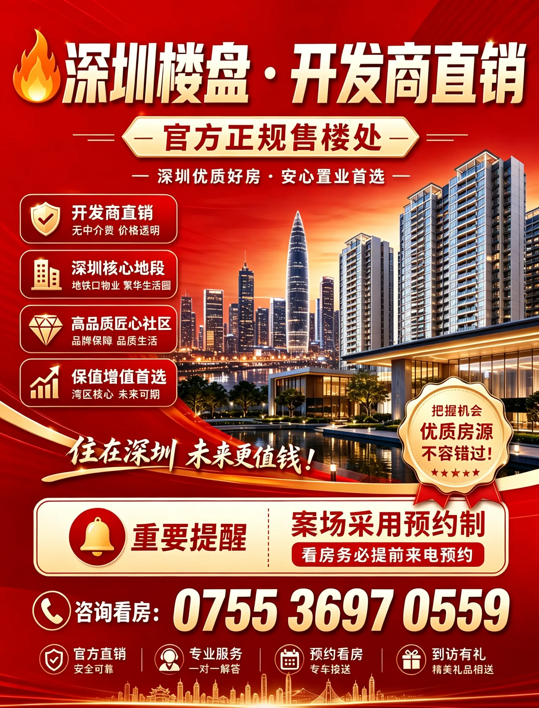 润臻园售楼处电话：0755-3697-0559官方认证